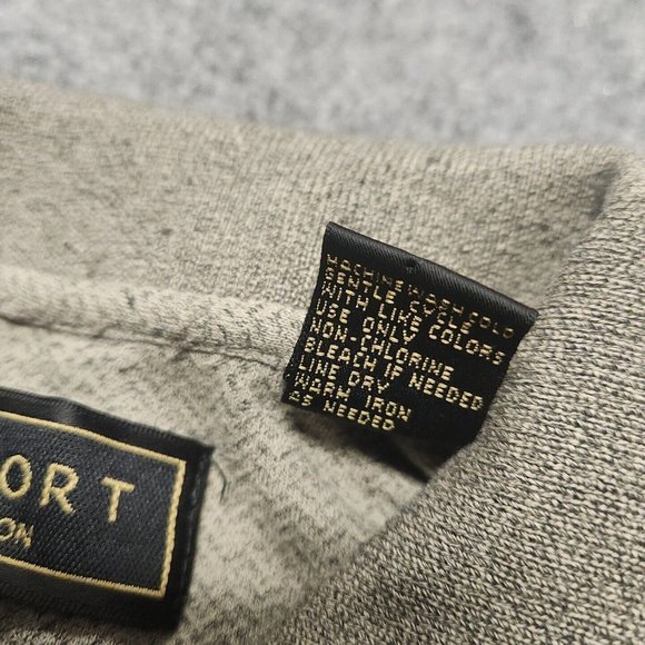 M.E. Sport Polo Shirt Mens Large Green Pullover long Sleeve Cotton Blend - Picture 11 of 16